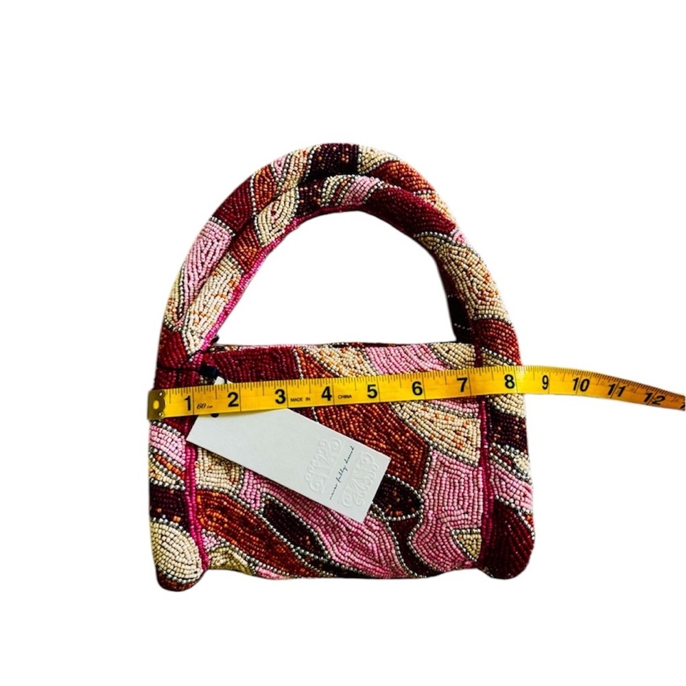 Never Fully Dresses beaded pink bag NEW - Picture 5 of 5